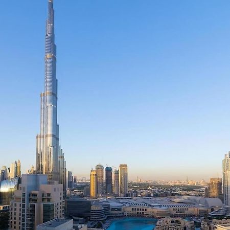 Luxury Burj Khalifa View - Mins Walking Dubai Mall Apartamento Exterior foto